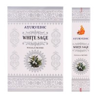 VONNÉ TYČINKY AYURVEDIC WHITE SAGE BÍLÁ ŠALVĚJ